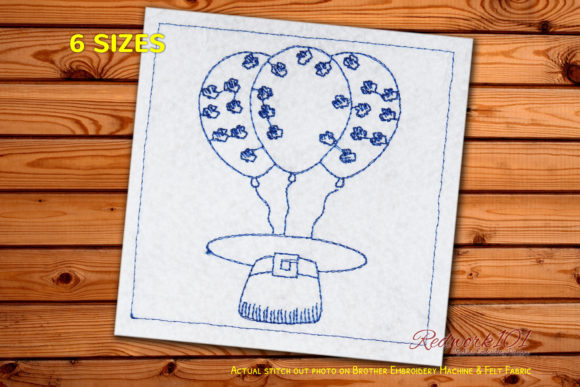 Balloons St Patricks Day Embroidery Design Review