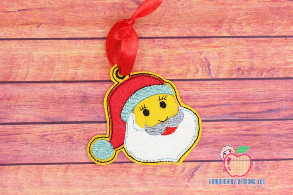 Cartoon Cheerful Santa Face Ornaments Review