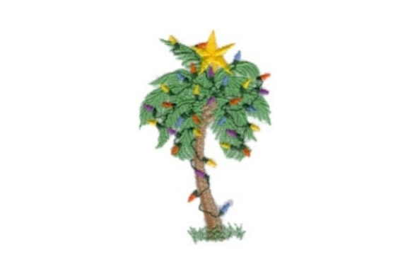 Christmas Palm with Star Embroidery Review
