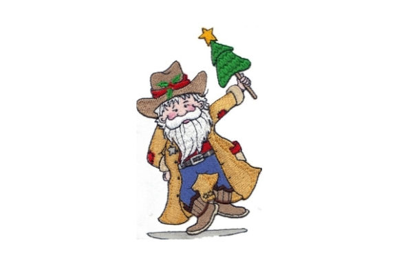 Sassy Cowboy Santa Embroidery Review