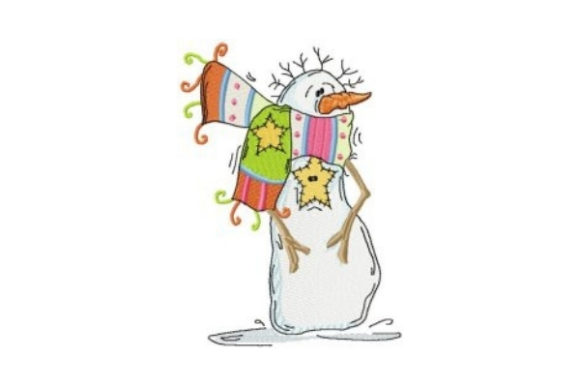 Sassy Wire Haired Snowman Embroidery Review