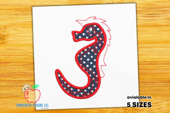 Sea Horse Applique Design Review