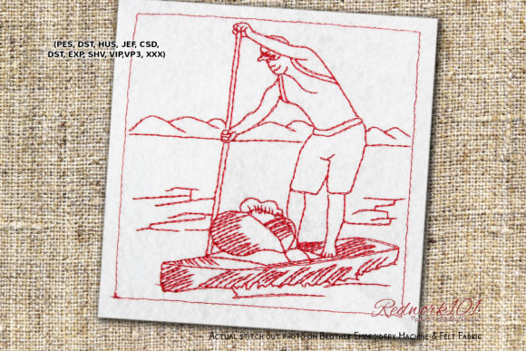 Stand Up Paddle Boating Lineart Review