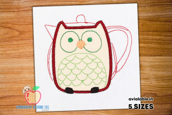 Teapot Made with Owl Applique Design Review