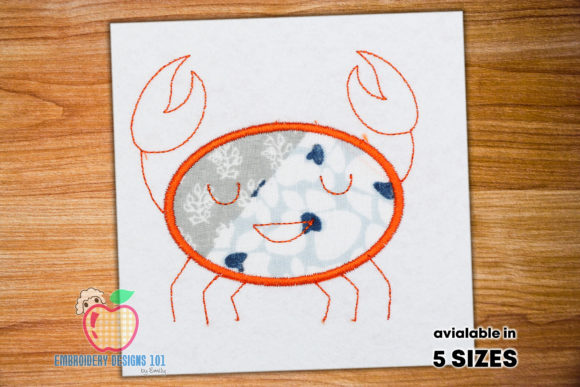 The Crab with Happy Face Applique Design Review