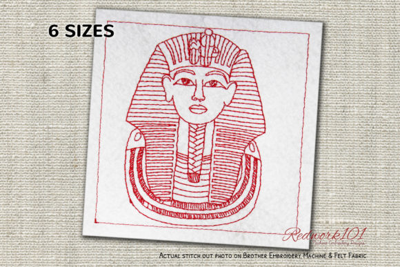 Tutankhamun's Burial Mask Embroidery Review